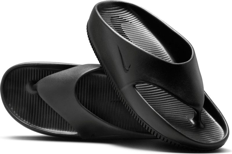 Nike Calm - Slippers - Zwart - Schuim - Voorgevormd Ontwerp