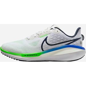 nike vomero 17 running shoes white blue green