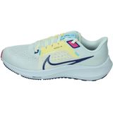 nike air zoom pegasus 40 wit blauw dames hardloopschoenen