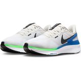 nike air zoom structure 25 running shoes white green blue