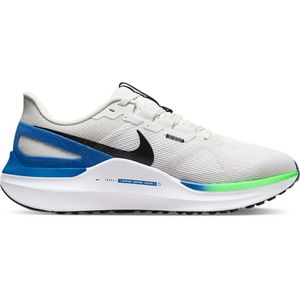nike air zoom structure 25 running shoes white green blue
