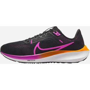 Nike Dames W Air Zoom Pegasus 40 Laag, Black Hyper Violet Laser Oranje Wit, 36.5 EU