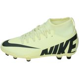 Nike jr. Mercurial superfly 9 club fg/mg in de kleur geel.