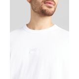 Nike Sportswear Heren T-shirts - Wit - Maat: XL - Katoen Jersey - Foot Locker