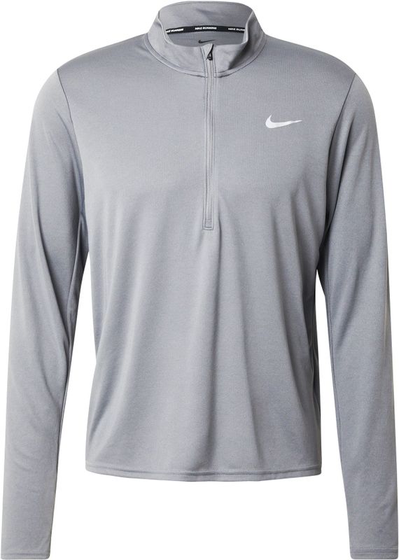 Nike Pacer Half-Zip Laufshirt Herren - Grau, Größe S