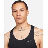 Nike Fast Hardloopsinglet Dri-FIT voor Heren - Zwart