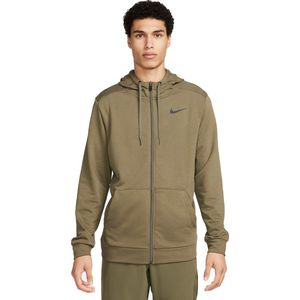 NIKE - dry men' dri-fit hooded fitne - Vest training heren - Bruin