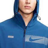 Nike - Unlimited Flash - Trainingsjas - Blauw - Waterafstotend - Heren
