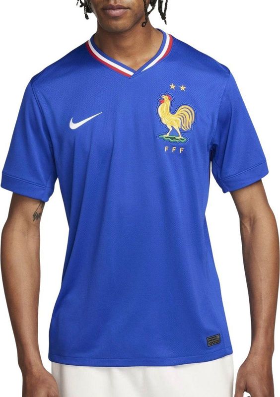 Frankrijk Stadium Thuisshirt Sportshirt Mannen