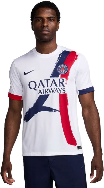 Nike - PSG 2024/25 - Uitshirt - Rood - Polyester - Ventilatie Technologie