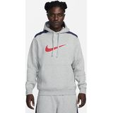 NIKE nsw sp flc hoodie bb - Hooded sportcasual heren - Grijs