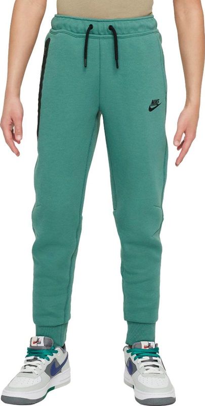 Nike sportswear tech fleece joggingbroek in de kleur groen