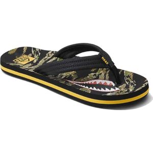Reef Ahi Kinder Teenslippers Cj2389 - Kleur Zwart-zwart