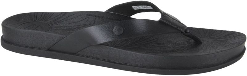 Reef - Cushion Porto Cruz - Slippers - Black Night - Veganistisch Leer