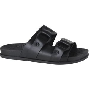 Reef - CJ2815 - Slippers - Zwart - Leer