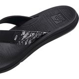 Reef - Santa Ana - Slipper - Black White - Veganistisch Leer
