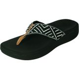 Reef - Cushion Cloud TX - Slipper - Black Geo - Synthetisch - Rubber Zool