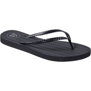 Reef Seaside Twist black Dames Slippers - Zwart