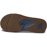 Reef - Fanning - Teenslippers - Zwart Grijs - Vegan Leer + Rubber Zool