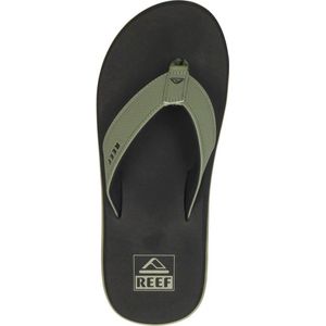 Reef The Layback black/Olive Heren Slippers Zwart/Olijfgroen