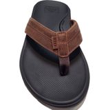 Reef Fanning Slide Heren Slippers - Zwart/Zilver