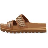 Reef - Cushion Vista Hi - Sandaal - Chocolate Raffia - Polyurethaan