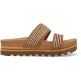 Reef - Cushion Vista Hi - Sandaal - Chocolate Raffia - Polyurethaan