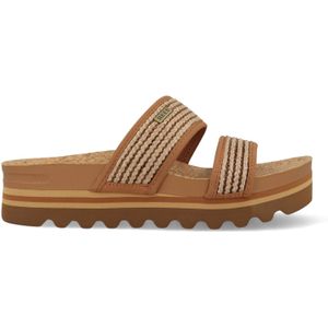 Reef - Cushion Vista Hi - Sandaal - Chocolate - Raffia