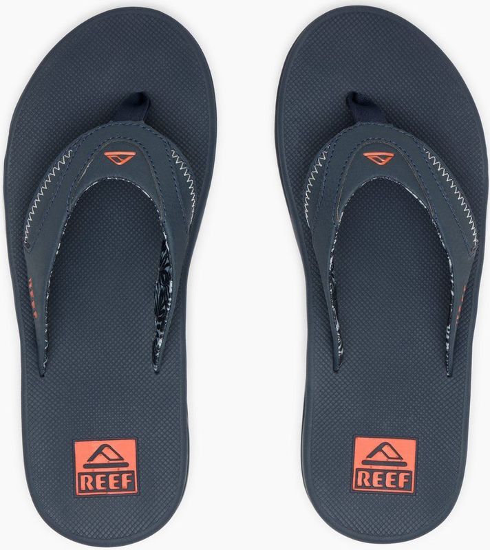 Reef - Fanning - Slippers - Zwart - Rubber - Anatomisch Voetbed