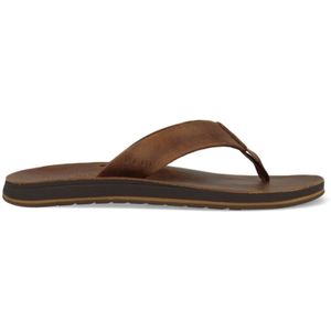 Reef - Ojai Classic - Slipper - Dark Brown - Leer - Duurzame Rubberen Zool