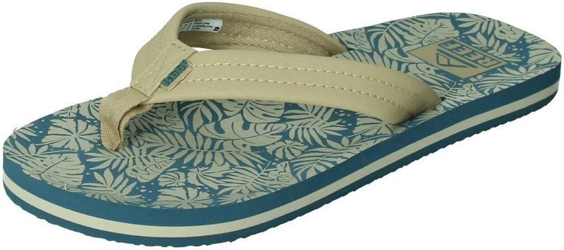 Reef - Kids Ahi - Teenslippers - Blauw - Synthetisch - Watervriendelijk