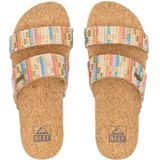 Reef - Cushion Vista Hi-Sandaal - Beige - Woven - Dames