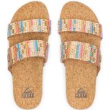 Reef - Cushion Vista Beachy - Sandaal - Zwart - Vegan Leer - Demping en Ondersteuning