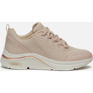 Skechers - Arch Fit S-Miles - Sneakers - Roze - Stof - Vetersluiting