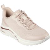 Skechers - Arch Fit S-Miles - Sneakers - Roze - Stof - Vetersluiting