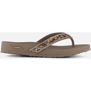 Skechers Arch Fit Meditation Slippers taupe - Dames - Maat 40