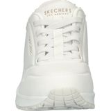 Skechers Slip-on Sneakers Uno - Easy Air - Wit - Instapschoen met Sleehak
