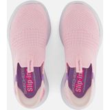 Skechers Meisjes Slip-On, Licht Roze Mesh/Multi Trim, 10.5 UK, Lichtroze Mesh Multi Trim, 28 EU