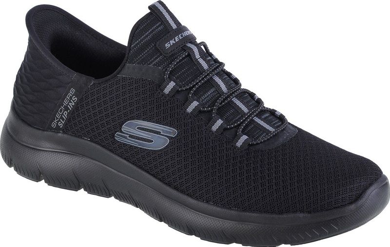 Skechers - SUMMITS-HIGH RANGE - Vrijetijdsschoen - Navy - Textiel