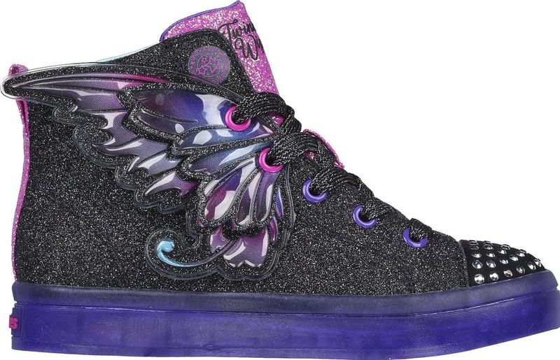 Skechers Twi-Lites 2 0 - Twinkle Wishe Meisjes Sneakers - Zwart Multicolour