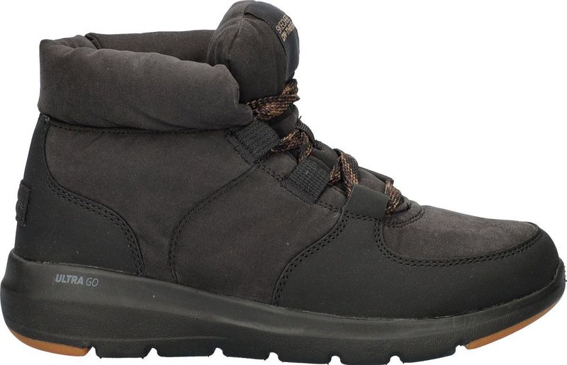 Skechers Glacial Ultra dames veterboot - Zwart
