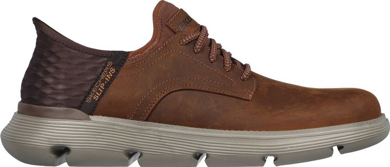 Skechers - Garza Gervin - Heren Instappers - Zwart - Air-Cooled Memoryfoam