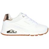 Skechers Uno Gen1 - Shimmer Away Unisex Sneakers - Wit - Maat 30