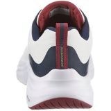 Skechers Heren Vapor Foam Oxford, wit/marineblauw/rood, 44 EU, Wit marineblauw rood, 44 EU