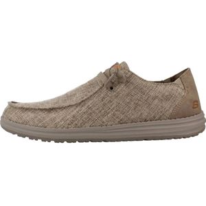 Skechers Heren MELSON NELA Slip-On, Bruin Mesh, 11 UK, Bruin gaas, 46 EU