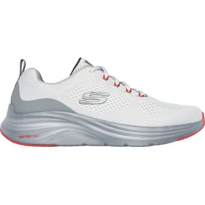 Skechers - Vapor Foam - Gymschoenen - Grijs - Mesh Synthetisch - Oranje Trim
