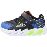 Skechers Flex-glow Bolt uniseks-kind Sportschoenen,Black Synthetic/Textile/Blue, Lime, & Ora,28 EU