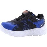 Skechers Flex-glow Bolt uniseks-kind Sportschoenen,Black Synthetic/Textile/Blue, Lime, & Ora,28 EU