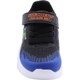 Skechers Flex-glow Bolt uniseks-kind Sportschoenen,Black Synthetic/Textile/Blue, Lime, & Ora,28 EU