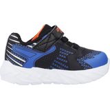 Skechers Flex-glow Bolt uniseks-kind Sportschoenen,Black Synthetic/Textile/Blue, Lime, & Ora,28 EU